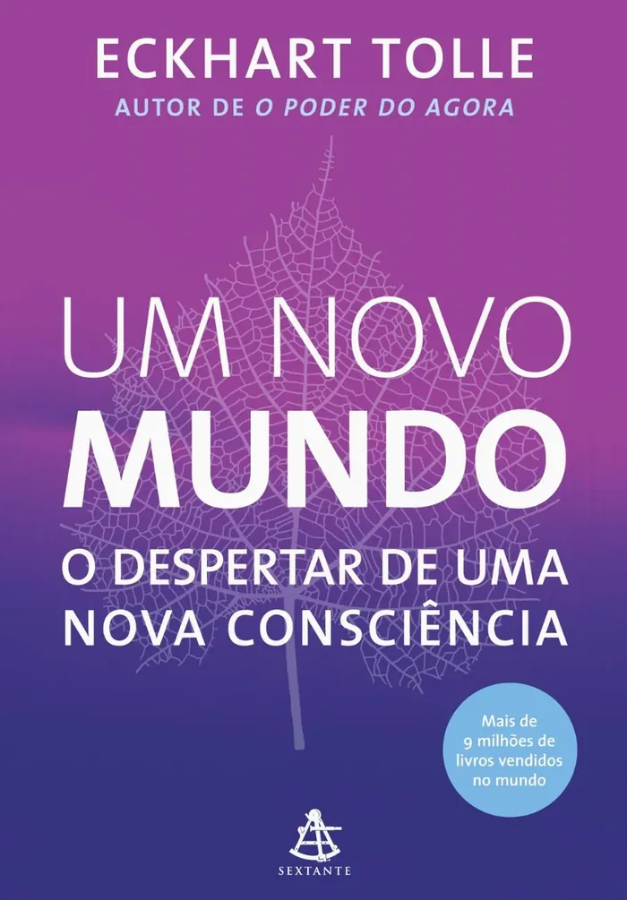 Capa do livro Um Novo Mundo, de Eckhart Tolle