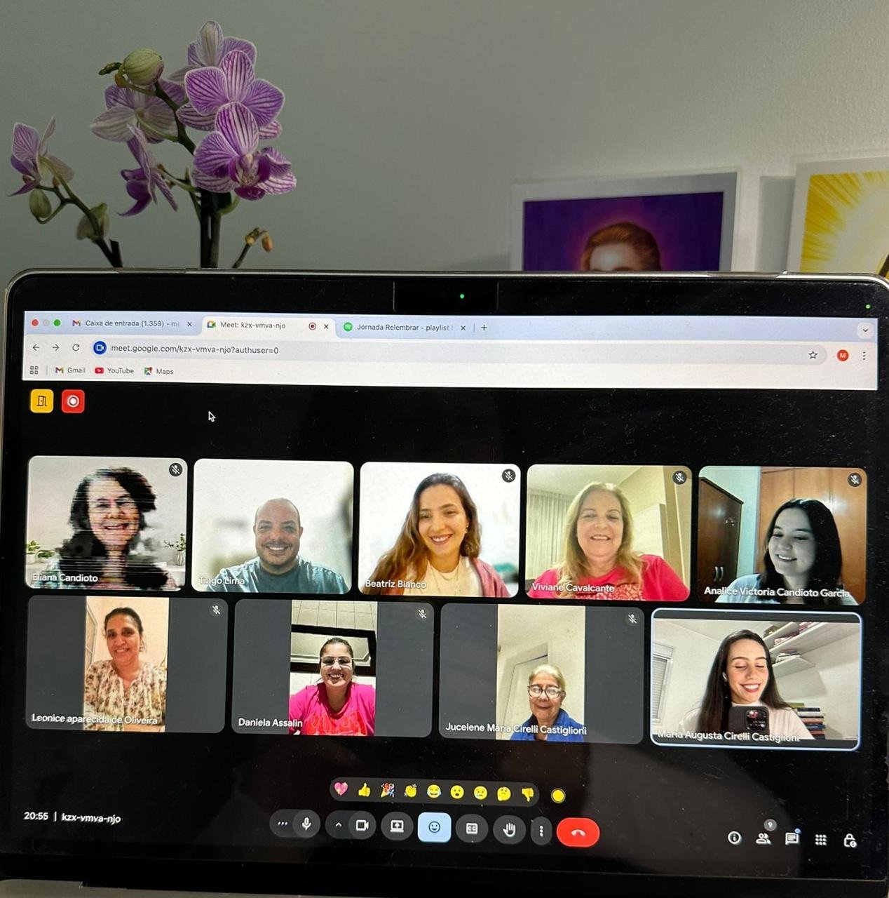 Mais um encontro da Jornada com o grupo reunido